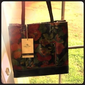 Patricia Nash Italian Leather Floral Purse